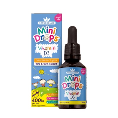 Natures Aid Vitamin D3 Mini Drops 50ml